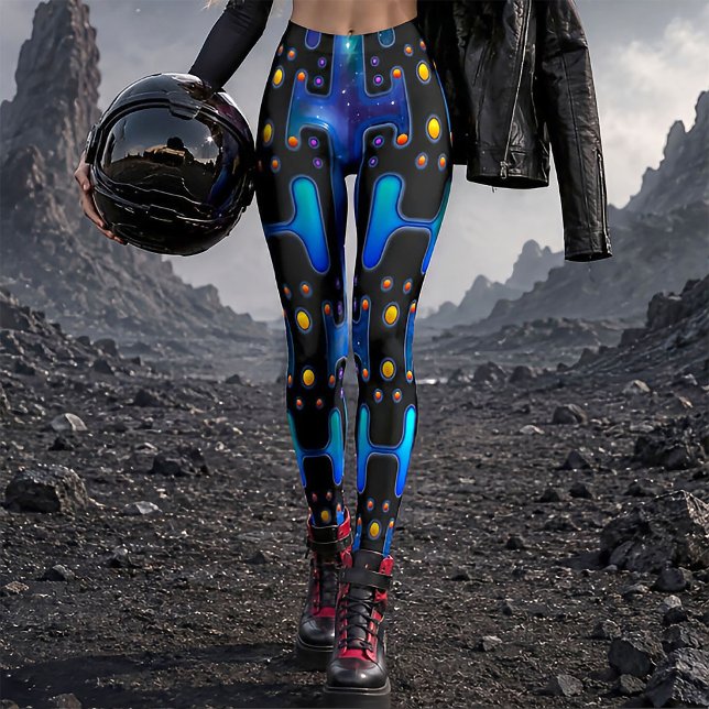 Legging Robô Espacial Andróide de Síntese Cósmica dos Anos (Criador carregado)