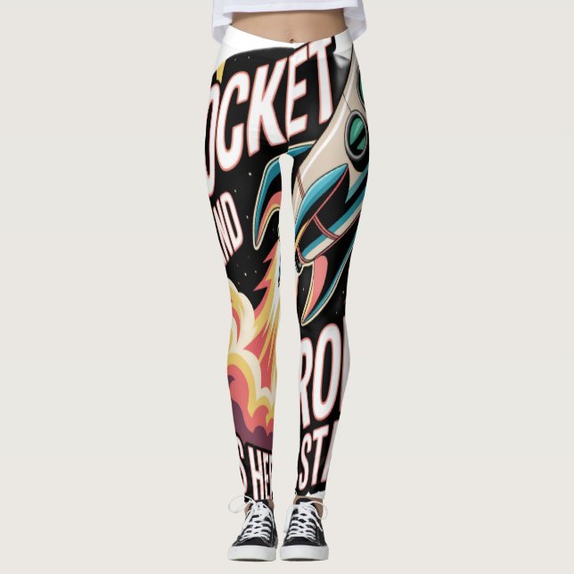 Legging Rolagem de Foguete  (Frente)