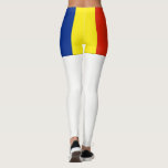 Legging Romênia<br><div class="desc">Cor do pavilhão da Romênia: Amarelo Azul,  Vermelho</div>