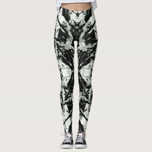 Legging Rorschach Preto e Branco