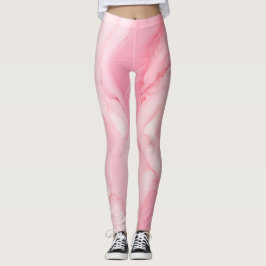 Legging Rosa claro Cuja Menção É Marmorizada