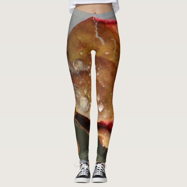 Legging Rosa de pernas com colírio (Frente)