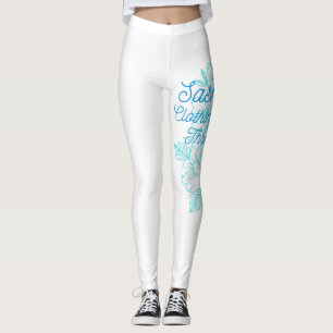 Legging Rosa de Sash Mulheres