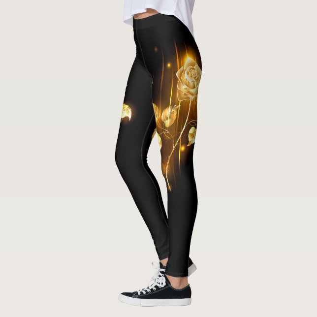 Legging rosa do ouro ( rosa dourado ) (Esquerda)