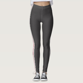 Legging Rosa e cinza de Califórnia
