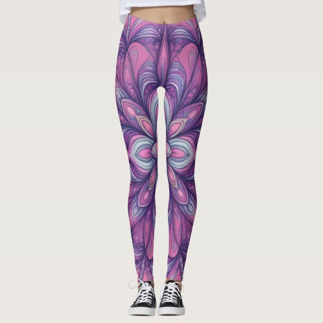 Legging Rosa Florido (Frente)