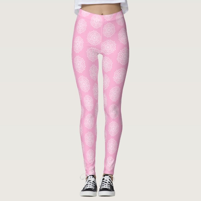 Legging Rosa Mandala (Frente)