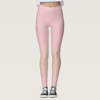 Legging rosa moderno da moda