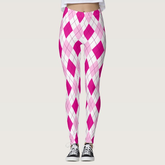 Legging Rosa No Estilo Rosa (Frente)