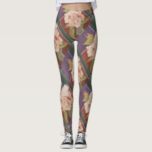 Legging ROSA ouro LEGISLAÇÕES FLORÍVEIS