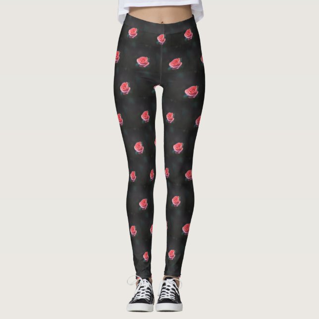 Legging Rosa Rosa (Frente)