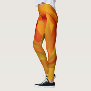 Legging Rosa rosa romântico cor de rosa amarela