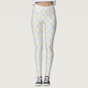 Legging Rosa Rosa Rosa Azul Verde Amarelo Branco Branco Mo