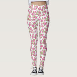 Legging Rosa Rosa Rosa Brilhante