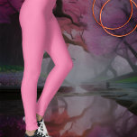 Legging Rosa Rosa sólida<br><div class="desc">Uma perna rosa sólida numa sombra que é um rosa cor-de-rosa quente e lisonjeiro.</div>