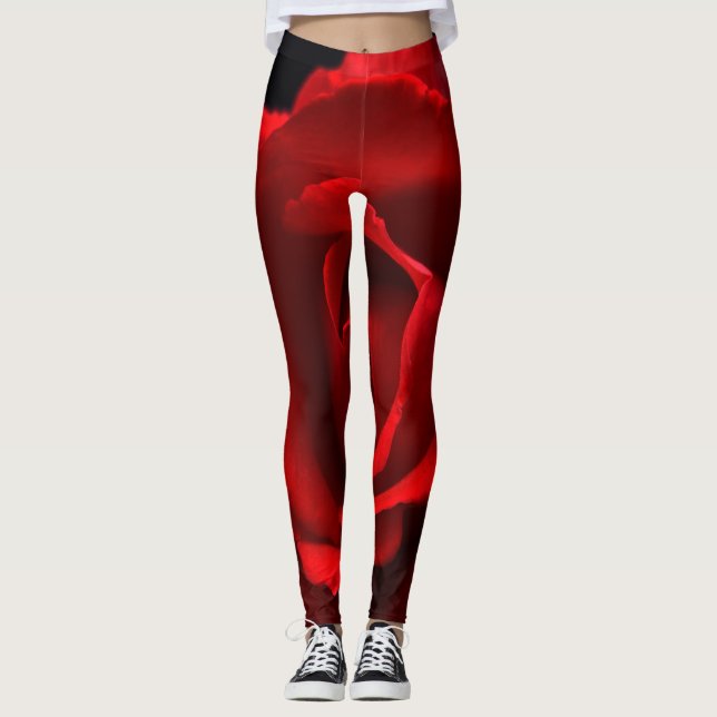Legging Rosa vermelha (Frente)