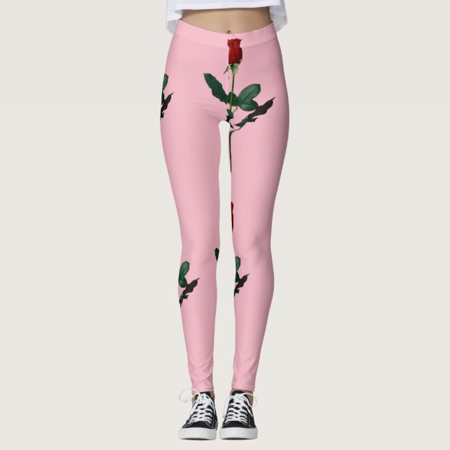 LEGGING ROSA VERMELHA NO PINO (Frente)