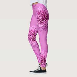 Legging Rosa Vibrante Rosa Recortada