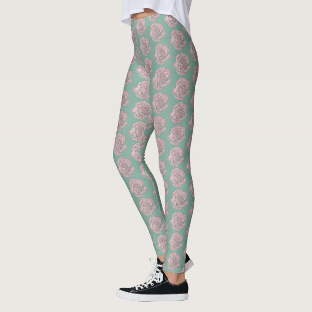 Legging Rosas (Esquerda)
