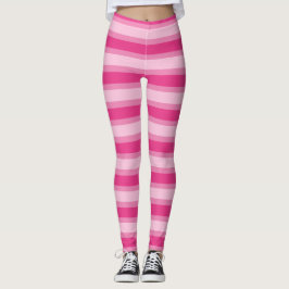 Legging Rosas claro, Pernas Rosa E Rosa Quente