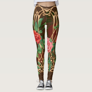 Legging Rosas de Art Nouveau: Imitação Mais Rápida