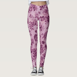Legging Rosas doces de rosa