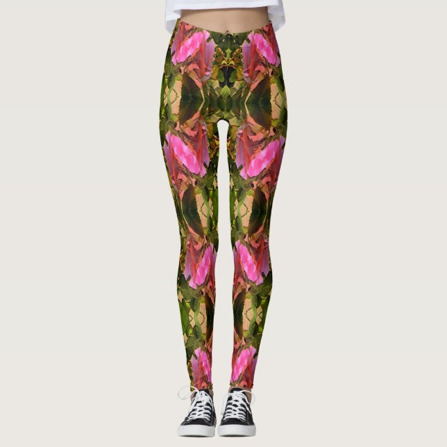 Legging Rosas Espetaculares... (Frente)