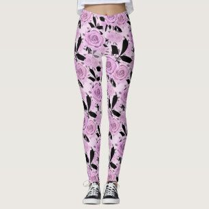 Legging Rosas rosadas