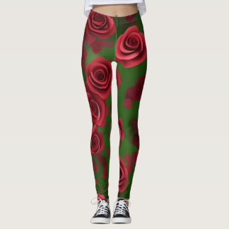 Legging rosas, rosas por ej gold