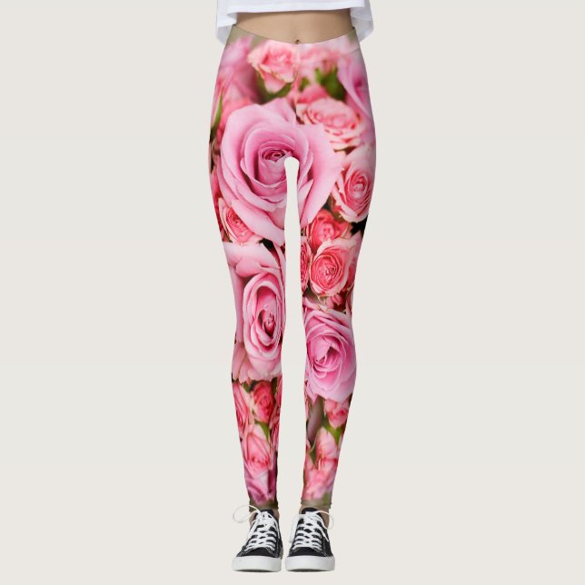Legging Rose Bouquet Flower (Frente)