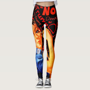 Legging "Rosie engraçado" e "nenhum trunfo "