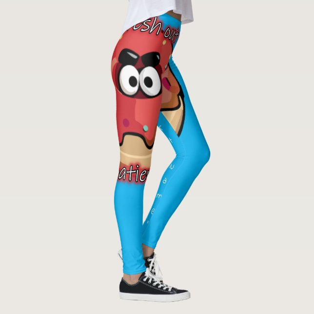 Legging Rosquinha zangada: Fresca da paciência (Direita)