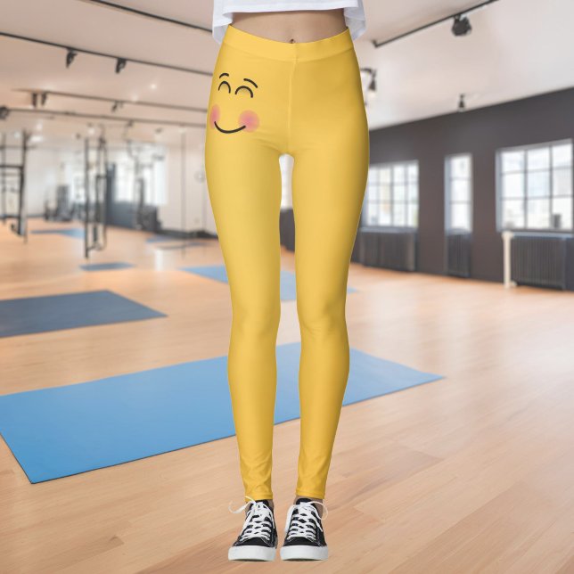 Legging Rosto Sorridente com Olhos Sorridentes (Criador carregado)