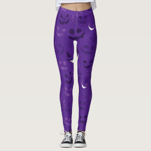 Legging Rostos Spooky