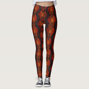 Legging Roupa de ginásio com Motivo Exótico Dia das Mães