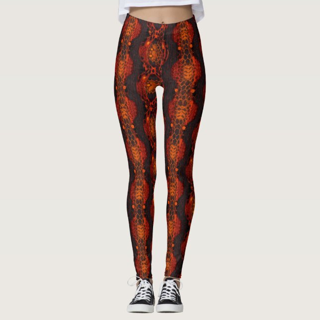 Legging Roupa de ginásio com Motivo Exótico Dia das Mães (Frente)