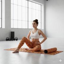 Roupa de Treino Luxuosa Dourada Vermelha Ornata: A
