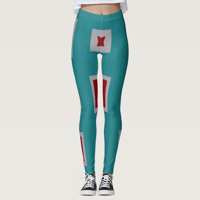 Legging roupa de xadrez (Frente)