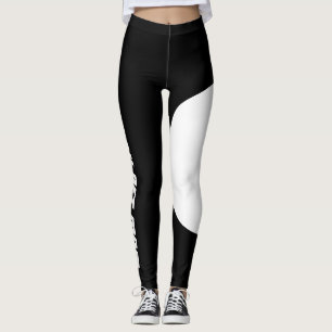 Legging Roupa Esportiva Preta Personalizada da Mãe de Pet