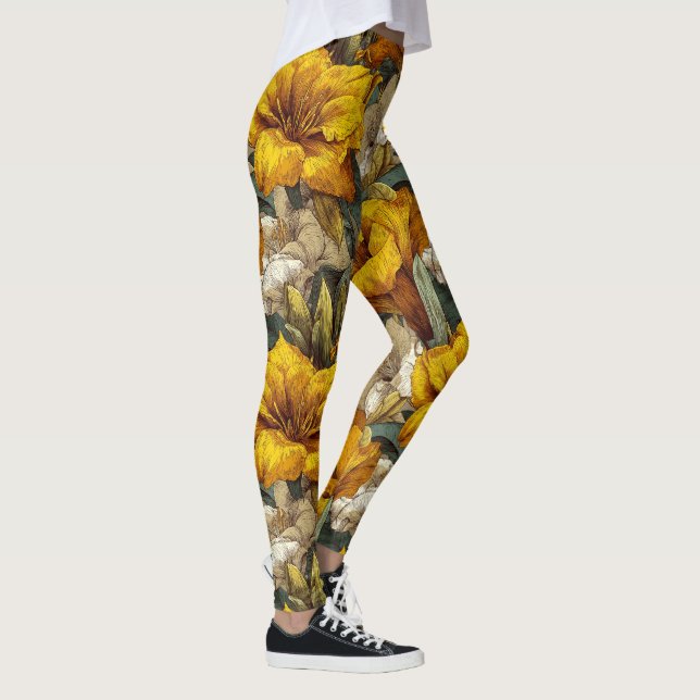 Legging Roupa Temática de Amaryllis Fofa para Levantamento (Direita)