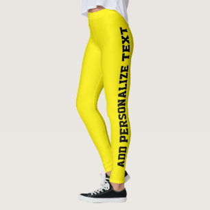 Legging Roupas Ativas Femininas Personalizadas Preto Amare