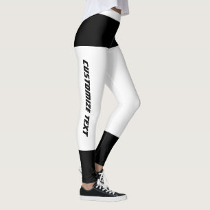 Legging Roupas Ativas Personalizadas Amante de Gato Preto 