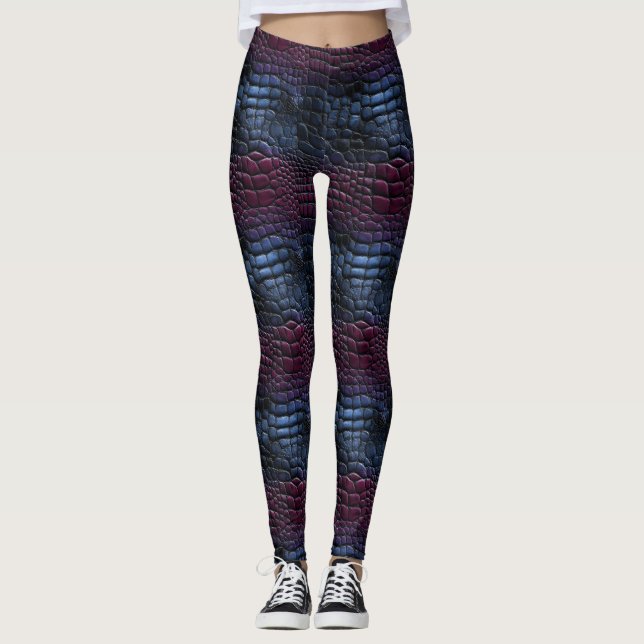 Legging Roupas Ativas Presente de Pétala de Impressão Anim (Frente)