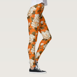 Legging Roupas de Treino Laranja Gardenias Ideias de Prese