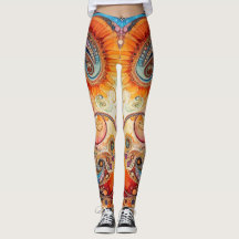 Roupas de yoga femininas com arte