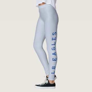 Legging Roupas Escolares LB Eagles Azul Cinza