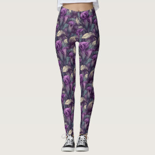 Legging roupas esportivas lilie Calas lírios Estética Grad