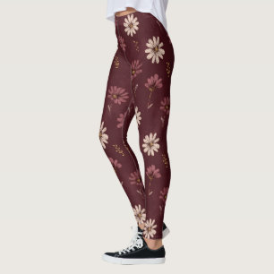 Legging Roupas Fantasia de Margarida Colorida Vestuário