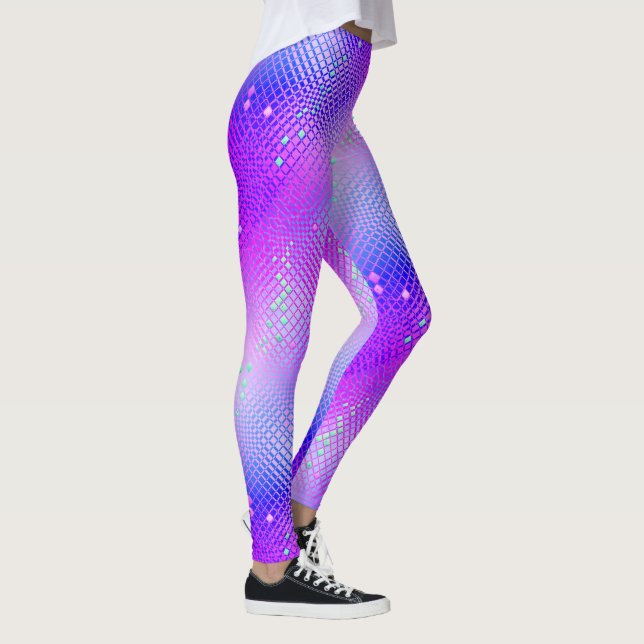 Legging Roxo Blacklight do Freesia (Direita)