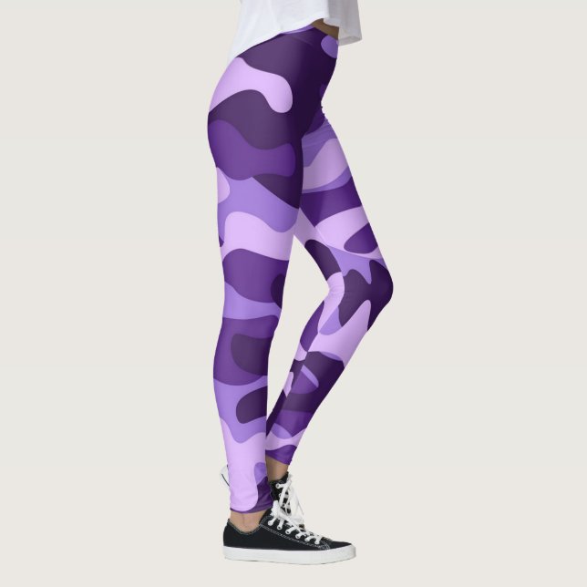 Legging roxo camuflado (Direita)